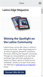 Mobile Screenshot of latinoedgemag.net